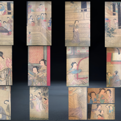 【藏品推荐】唐寅款《百美图》册页