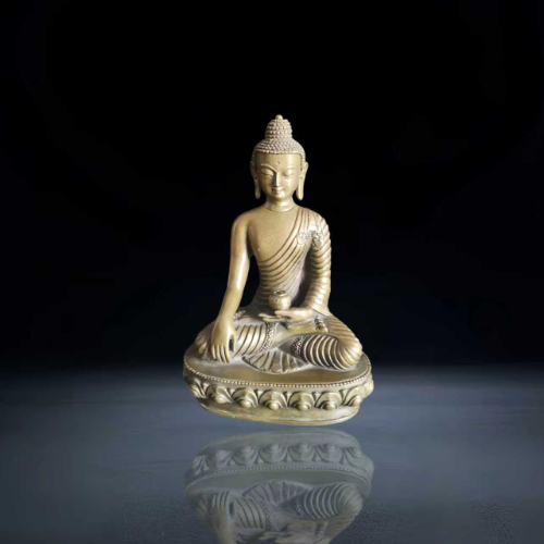 【老蒋】铜鎏金释迦牟尼佛坐像