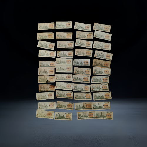 【藏品推荐】1966 版全国通用粮票伍市斤超大型批量组合