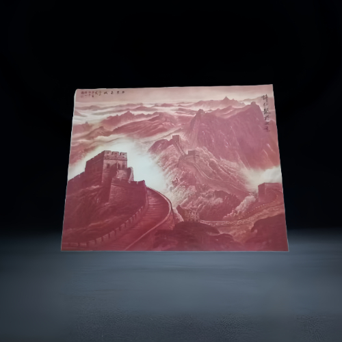 【张丽洁】红色长城 —— 当代水墨《醉红长城》