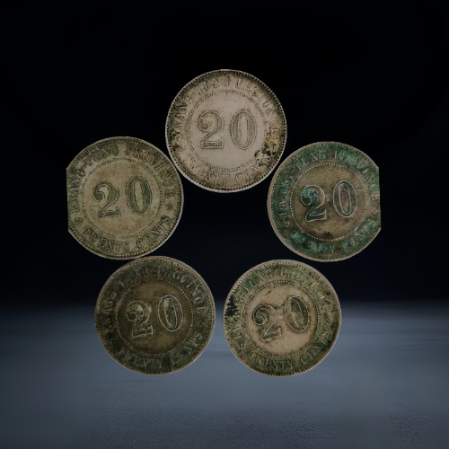 【賴庆平】民国广东省造贰毫银币套组