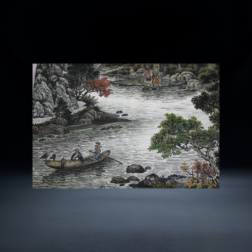 【魏清平】施卜方《福泽华夏润神州》山水巨制及衍生作品