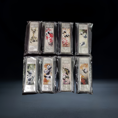 【盛祥龙】熊猫主题银条套装