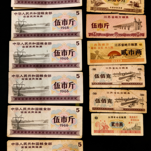 【邵小平】全国通用 + 江苏地方粮票组合(多面值)