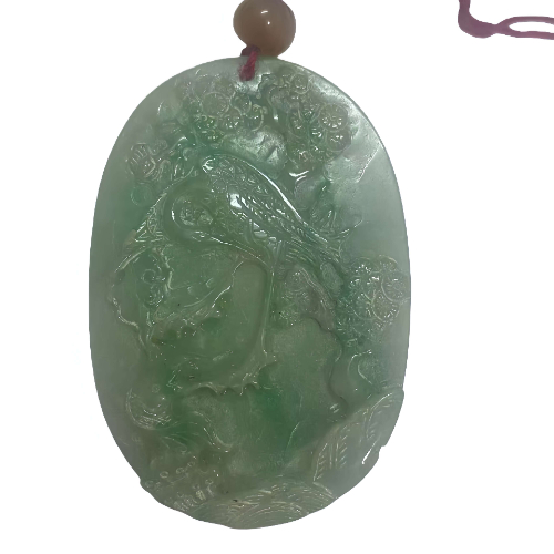 翡翠 &ldquo;松鹤延年&rdquo; 牌