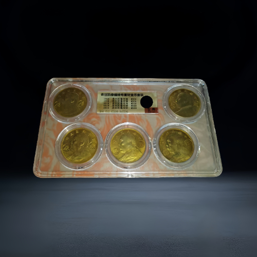 民国袁世凯像金币五枚