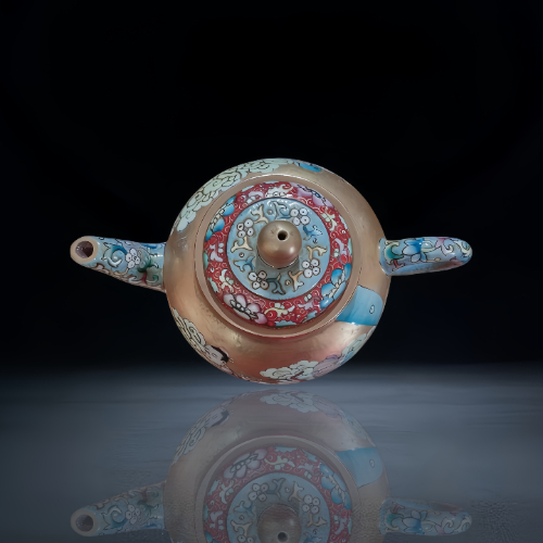 【宋成荣】粉彩人物故事紫砂壶