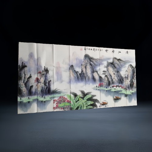 【张丽洁】漓江烟云 —— 现代水墨山水长卷