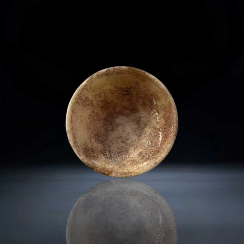 【齐树文】“乾隆年制” 款花卉纹玉碗