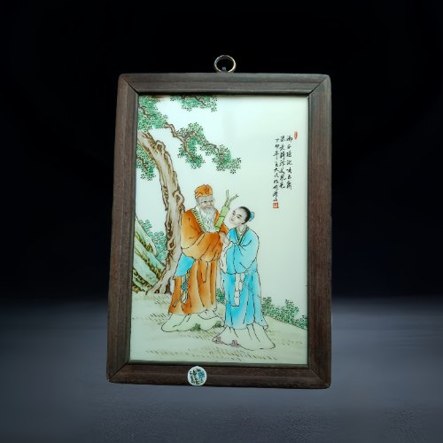 【郑军辉】粉彩人物画