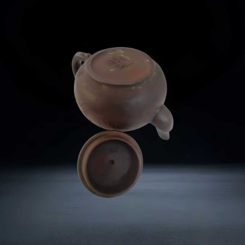 【代桂军】花卉纹紫砂壶